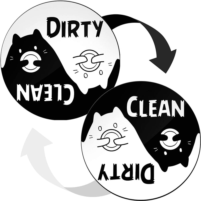 Clean Dirty Dishwasher Magnet - Funny Kitchen Gifts