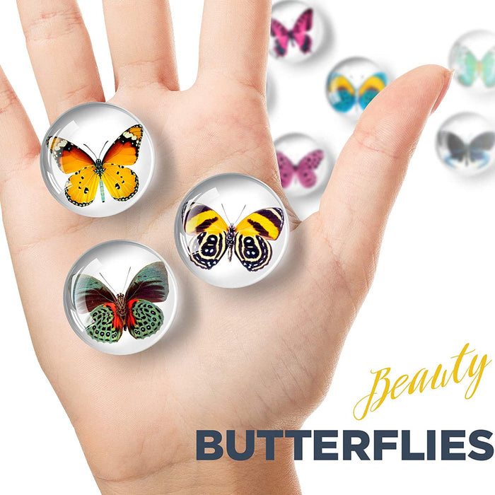 Butterfly Magnets - Fridge Magnets Cute - Funny Refrigerator Magnets - Decorative Magnets for Whiteboard - 12 PCs