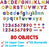 Magnetic Letters and Numbers - Foam 123 ABC Alphabet Magnets - Best Educational Toy for Kids - 80 PCs UK