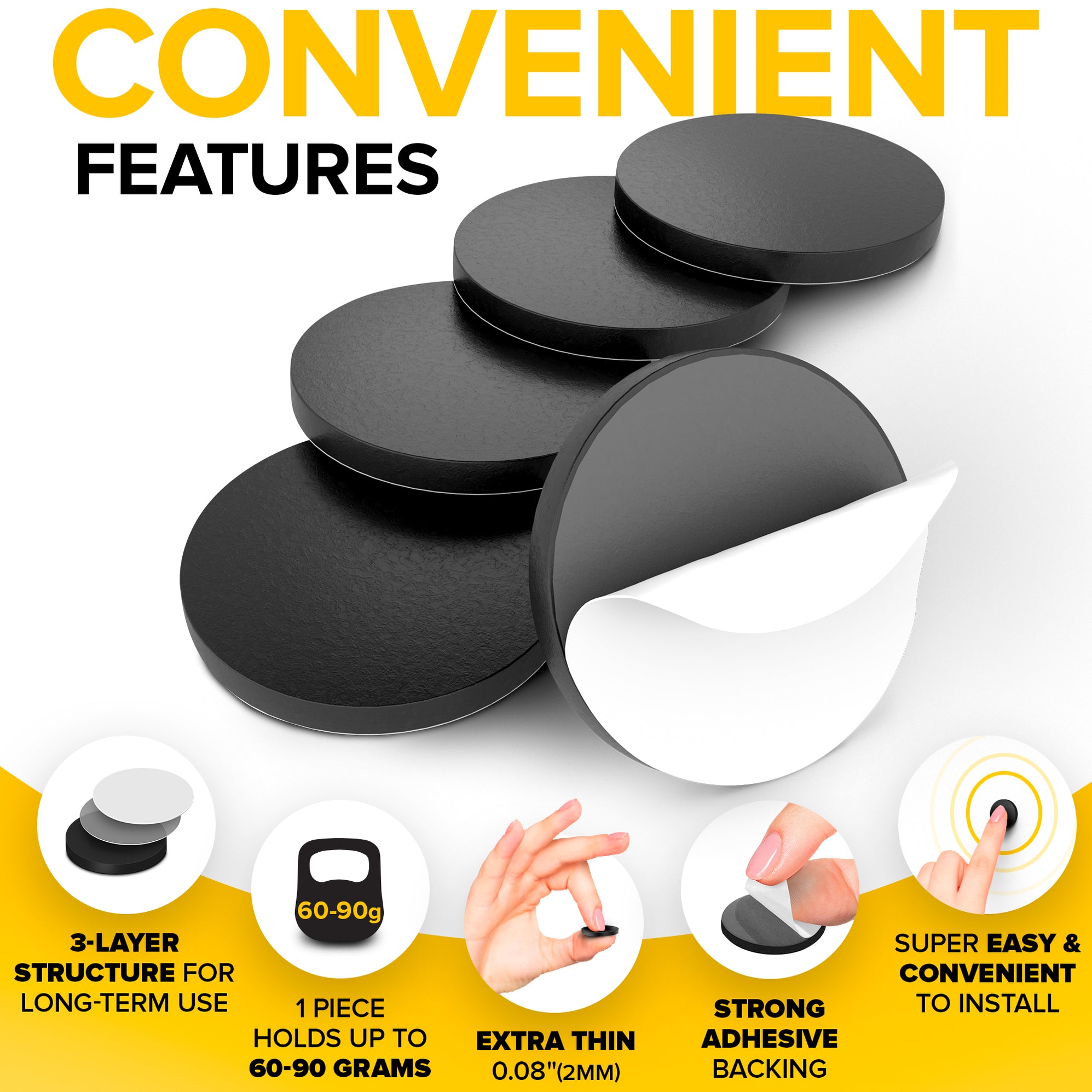 Flexible Adhesive 100 Pcs Round XBET — Xbet