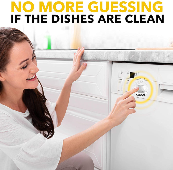 Dishwasher Magnet Clean/Dirty Sign - Strongest Magnet Double Sided Flip - Kitchen Magnet - Magnet for Dish Washer