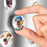 Dogs Glass Magnets - Colorful Magnets - Cute Refrigerator Magnets - Ideal for DIY, Science and Hobby - 12 PCs