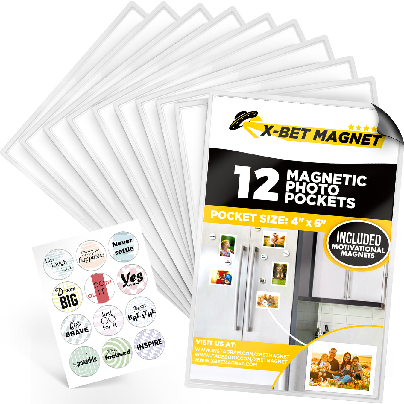 Magnetic Photo/ Paper Frames