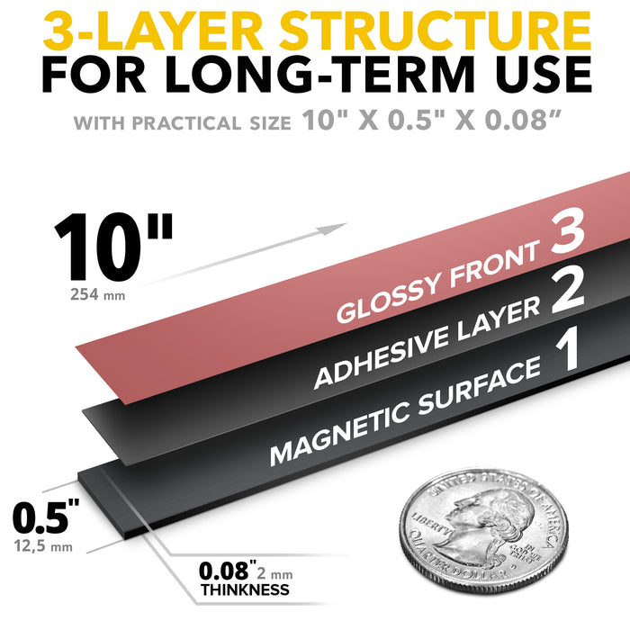 * Magnetic Strips | Flexible Magnetic Tape Lengths